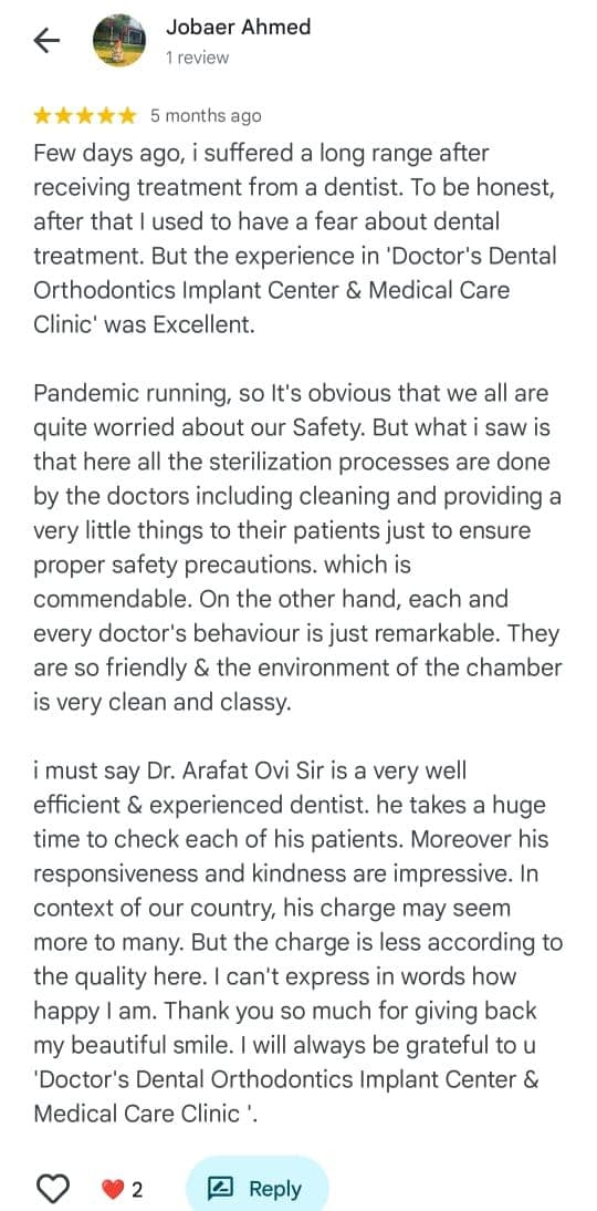 patient review